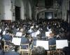 Societat. Concert bandes de música a l´església d´Algaida. Any 1991.