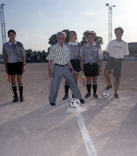 Futbol. 25è aniversari del Club Esportiu Algaida. Juliol 1996.