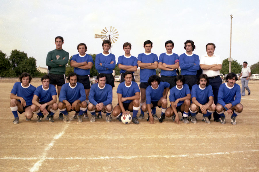 Fútbol. CE Algaida 1a Regional 1974-1975.