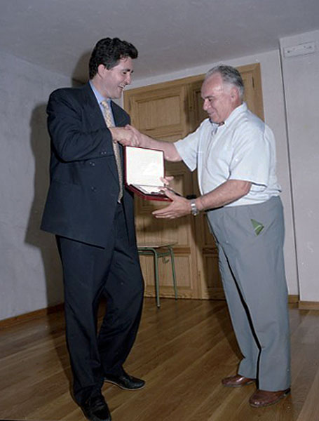 Fútbol. 25 aniversario del Club Esportiu Algaida. Julio 1996.